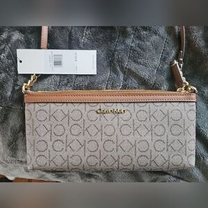 Calvin Klein Brown Monogram Women's Bag